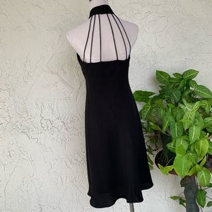Chic Black Halter Dress by JONES WEAR DRESS